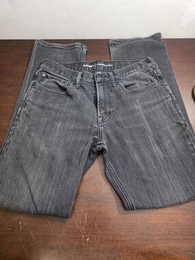 Old Navy Men’s Charcoal Slim Straight Jeans 30 X 32